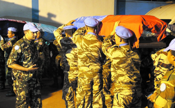 Deux nouveaux Casques bleus marocains tués en Centrafrique