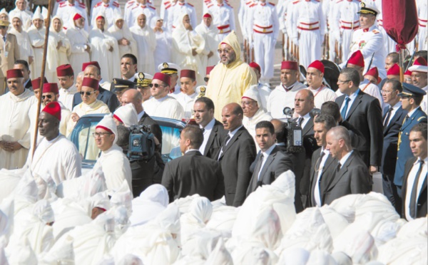 S.M le Roi préside la cérémonie d'allégeance à Tétouan