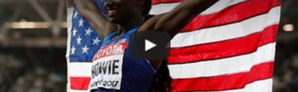 L'Américaine Tori Bowie, reine du 100 mètres