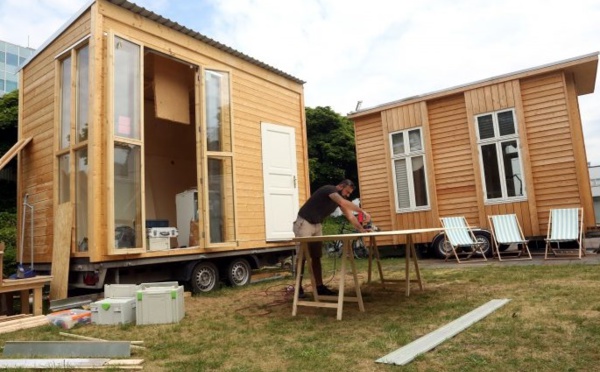 Des "mini-maisons" pour héberger des réfugiés à Berlin