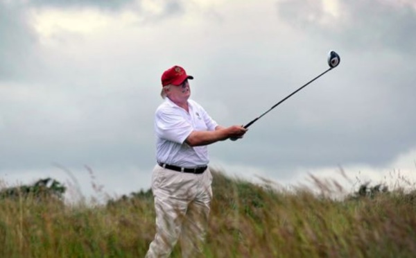 Insolite : Les performances de golfeur de Trump dopées