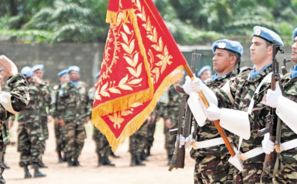 Une délégation des FAR visite les contingents marocains déployés en Centrafrique et en RDC