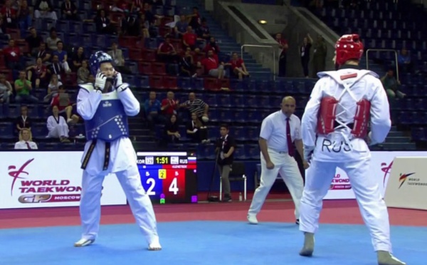 ​Tableau relevé pour le  GP de Rabat de taekwondo