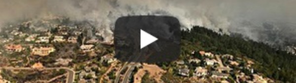 La célèbre vallée de Napa en Californie en proie aux flammes