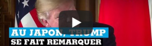 Au Japon, Trump se fait remarquer