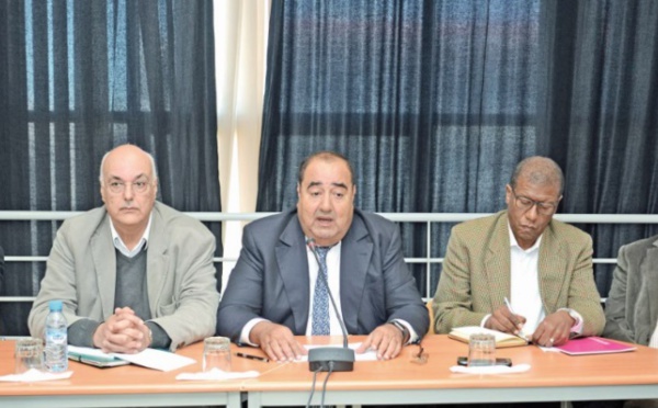 Driss Lachguar lors d’une rencontre avec les membres du secteur ittihadi de l’enseignement supérieur