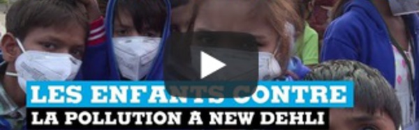 Les enfants contre la pollution à New Dehli
