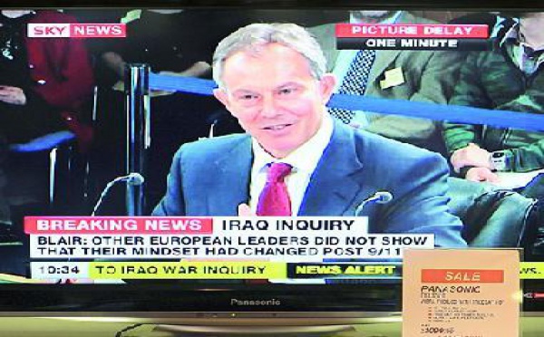 L’ex Premier ministre s’est expliqué sur l’engagement britannique en Irak : Tony Blair apporte son témoignage