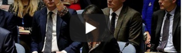 Les Etats-Unis bloquent une résolution de l'ONU sur Jérusalem