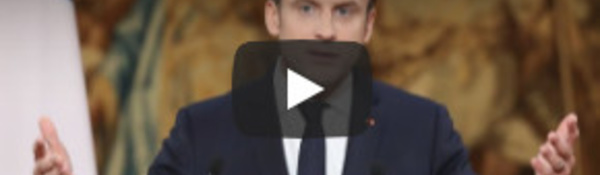 Macron annonce un projet de loi pour le contrôle des "fausses informations"
