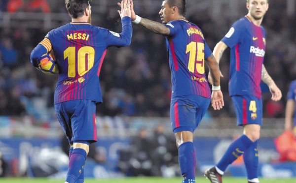 Le Barça renverse la vapeur à Saint-Sébastien