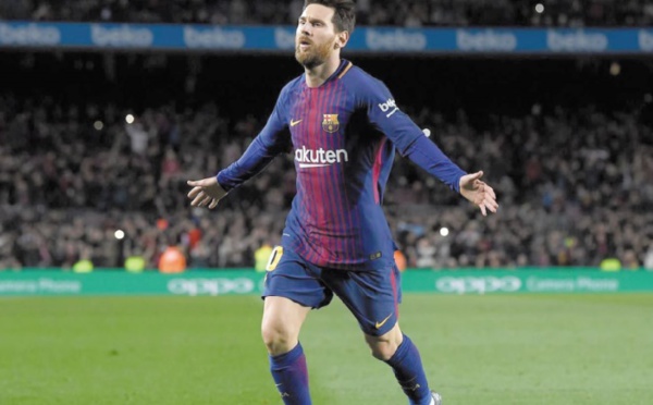 Le Barça s’en tire à bon compte grâce à Messi