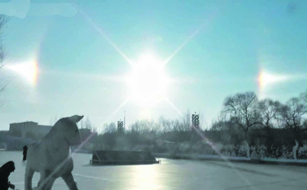 Insolite : Les trois soleils  de Harbin