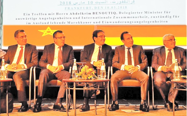 Abdelkrim Benatiq rencontre la communauté marocaine établie à Francfort