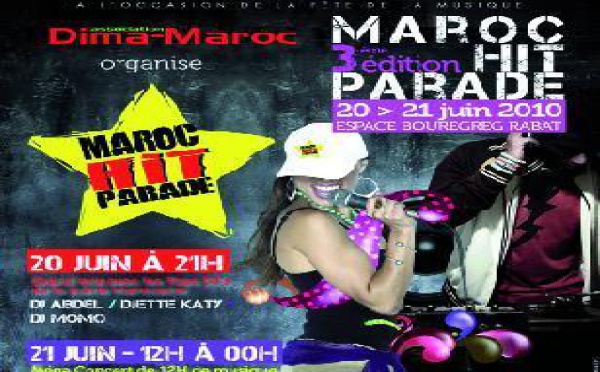 Troisième édition de Maroc Hit-parade : 12h de musique non-stop à Rabat