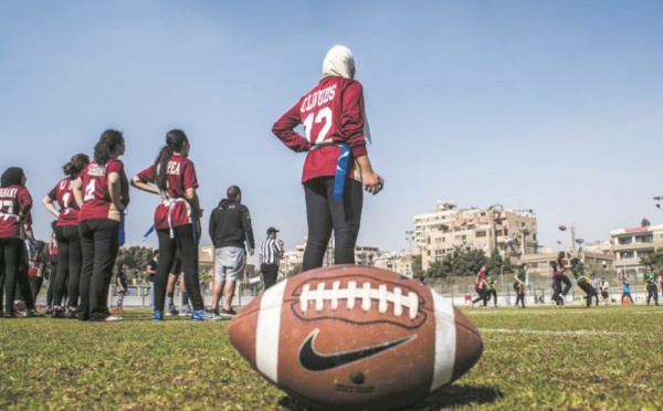 Au Caire, la ferveur des Egyptiennes pour le football américain