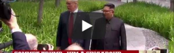 Donald Trump évoque "beaucoup de progrès" avec Kim Jong-un