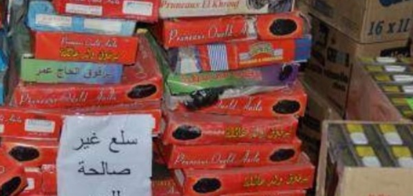 Saisie et destruction de plus de 26 tonnes de produits alimentaires impropres à la consommation