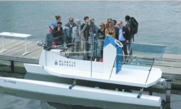 Plastic Odyssey, un projet de catamaran carburant aux déchets plastiques