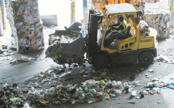 Le recyclage s'entasse aux Etats-Unis car la Chine n'en veut plus