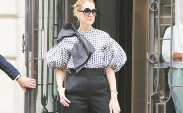 Le look osé de Céline Dion avec des cuissardes en dentelle divise