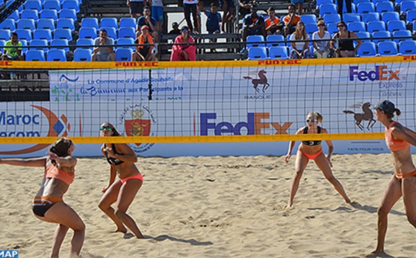 Agadir à l’heure  du World tour de beach-volley