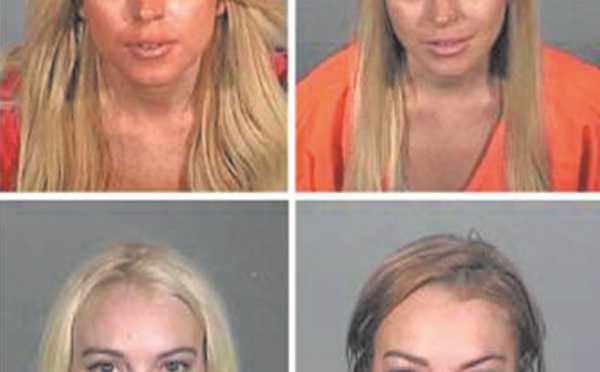 Quand les stars se font tirer le portrait en prison !  Lindsay Lohan