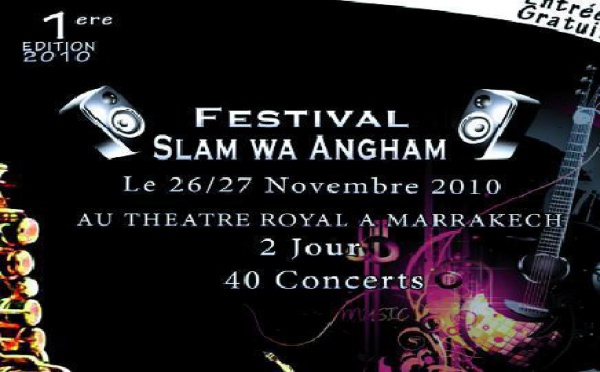 Au Théâtre Royal de Marrakech : La Cité ocre accueille «Slam Wa Angham»