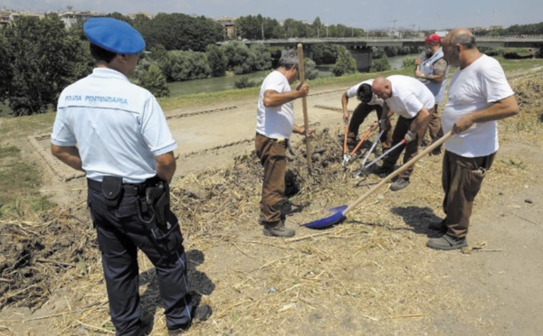 Pour les prisonniers de Rome, le bonheur est dans les parcs