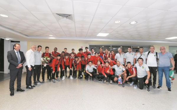 Les U17 regagnent le pays