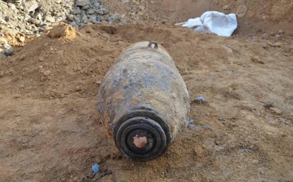 Insolite : Bombe de la Seconde Guerre mondiale