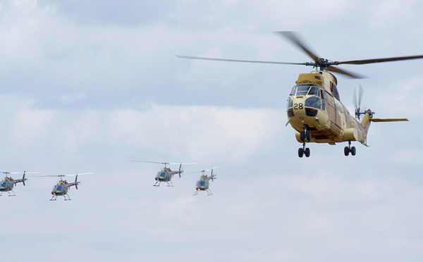 Des shows  aériens en  clôture du  Marrakech  Air Show