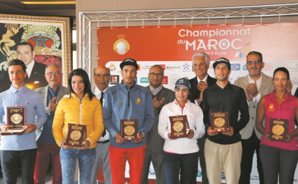 Ahmed Marjan et Maha Haddioui remportent les championnats du Maroc Pro de golf