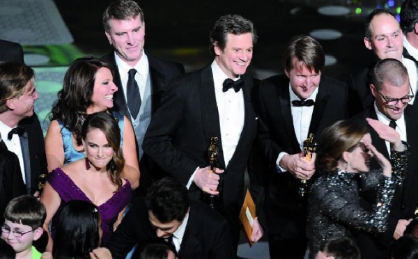 Natalie Portman et Colin Firth sacrés meilleurs actrice et acteur :  Triomphe du «Discours d’un roi» aux Oscars