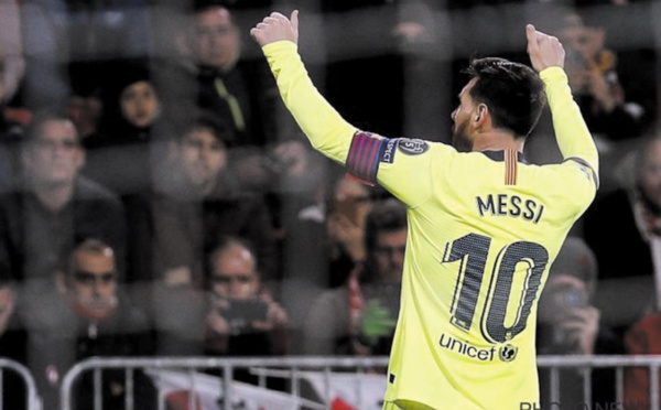Liga: Messi poursuit son récital à Levante