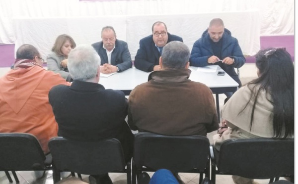 Driss Lachguar se réunit avec le Secrétariat provincial de Rabat
