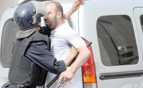 Contrôle policier des axes menant vers le centre de détention de Témara :  La marche avortée du Mouvement 20 février