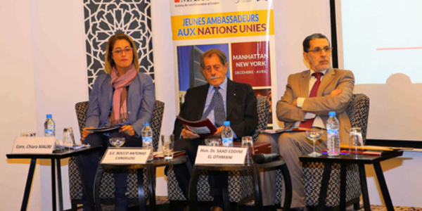 Lancement de la formation pour le programme Jeunes marocains ambassadeurs aux Nations unies