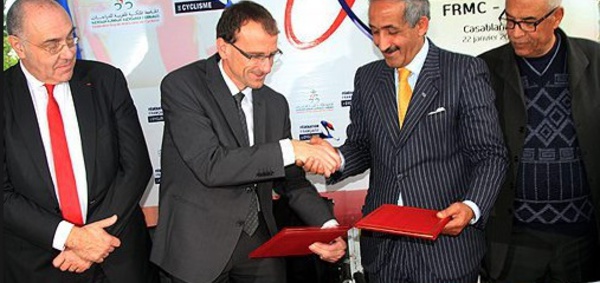 Accord de jumelage et de coopération entre les fédérations de cyclisme marocaine et française