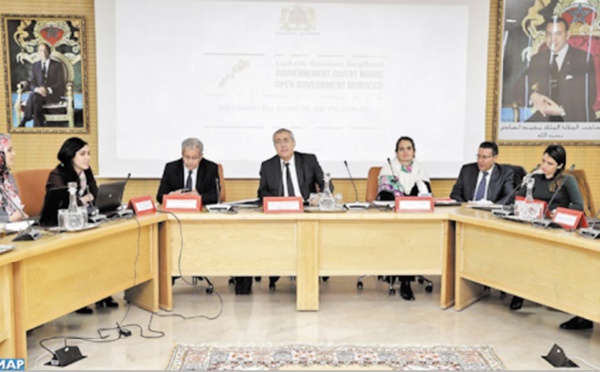 Réunion à Rabat du comité de pilotage du gouvernement ouvert