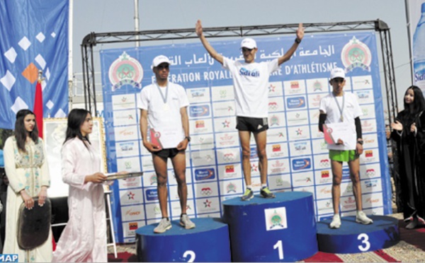 Victoire de Keltoum Bouaâssria et Mustapha Hedadi au championnat national de cross-country
