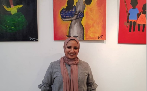 Imane Moustarhfir, une jeune plasticienne jdidie prometteuse