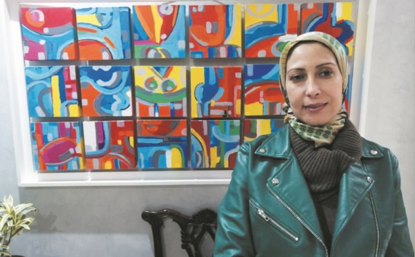Mouna Benslimane plus que jamais portée sur des thématiques abstraites