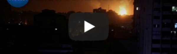 Israël bombarde des positions du Hamas à Gaza