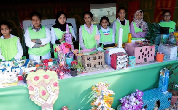 Remise du Pavillon Vert de la Fondation Mohammed VI pour la protection de l'environnement à des établissements scolaires