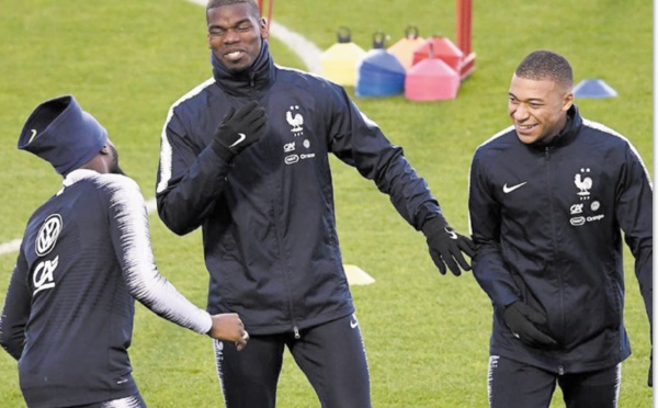 Coup d'envoi à Clairefontaine de la campagne des Bleus pour l'Euro-2020