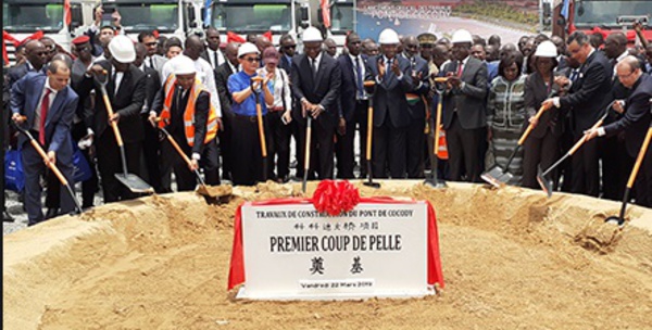 Lancement des travaux de construction d'un pont à haubans à Abidjan