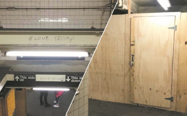Insolite : Graffeur pro-Trump