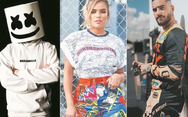 Marshmello, Karol G et Maluma annoncés à Mawazine