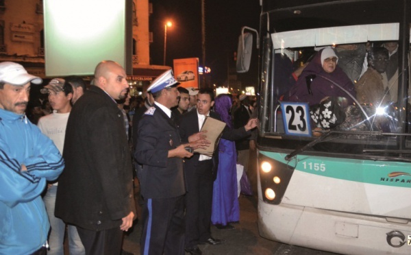 Le centre-ville de Casa paralysé par un sit-in de protestation : Le manque flagrant de bus provoque l’ire des usagers